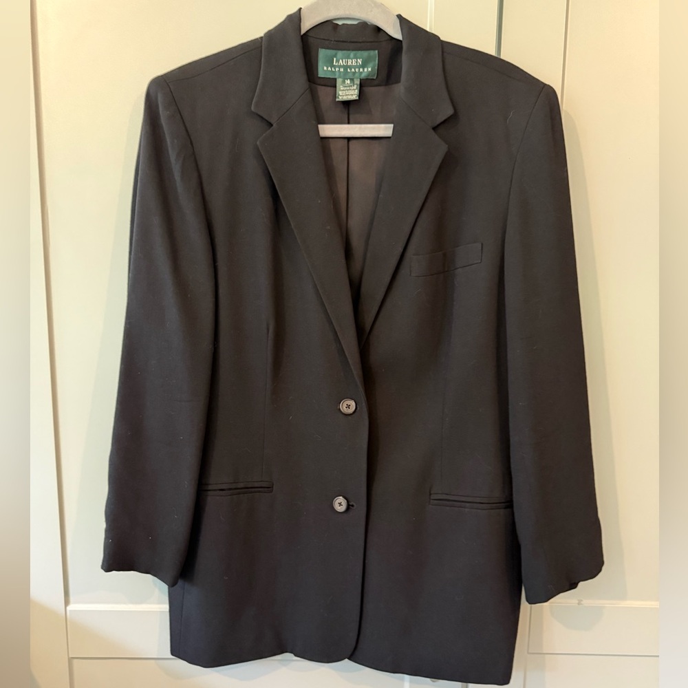 Ralph Lauren Women's Classic Black Blazer